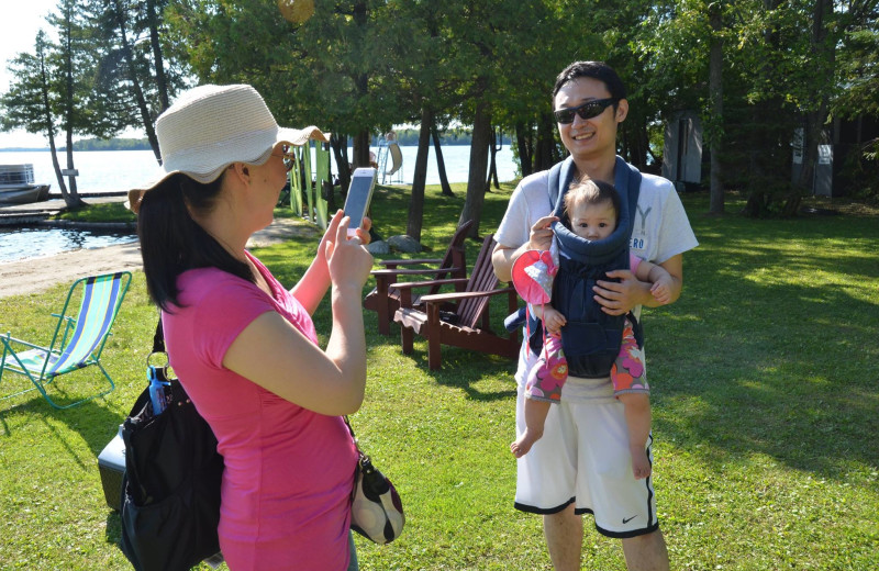 Family at Balsam Resort.
