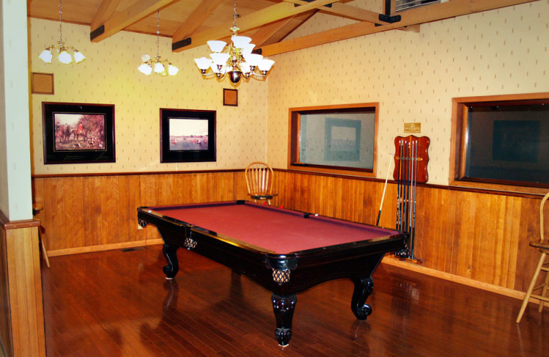 Game Room at the Mountain Retreat