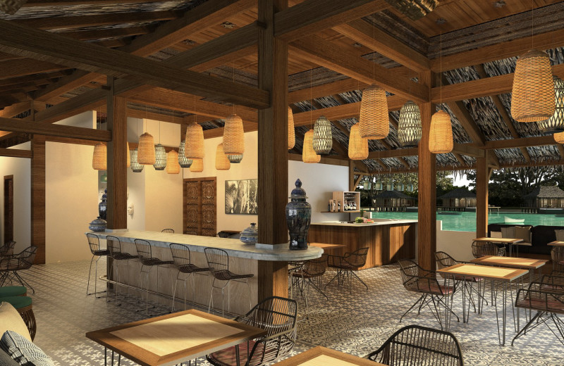 Render of restaurant at Bocas Bali Resort.