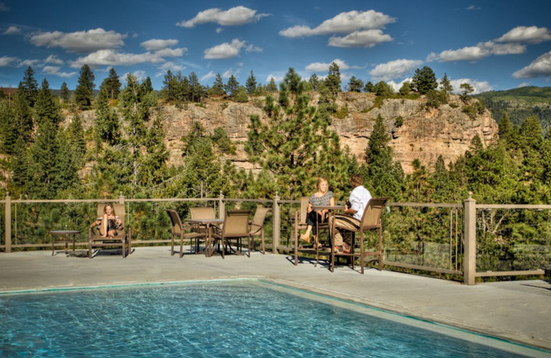 Outdoor pool at Tamarron Vacation Rentals.