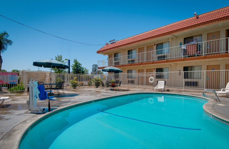 Outdoor pool at Vagabond Inn Bakersfield South.