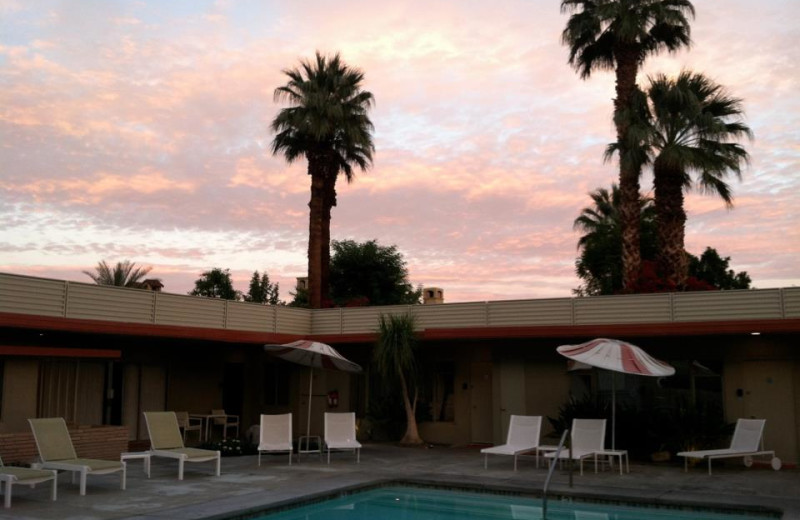Outdoor pool at Orbit In Hotel.