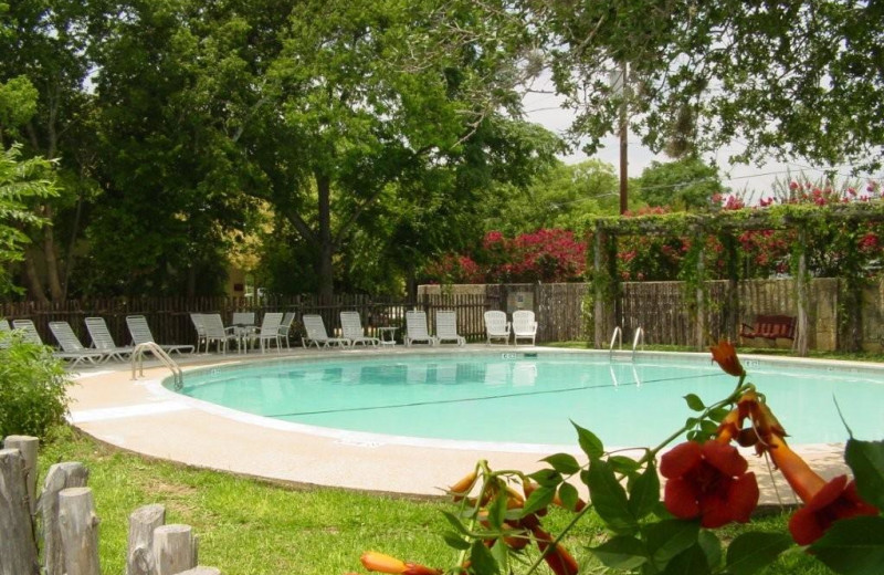 Outdoor pool at Meyer Bed and Breakfast on Cypress Creek.