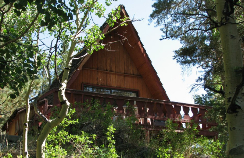 Chalet exterior at Reverse Creek Lodge.