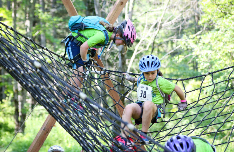 Kids games at Trapp Family Lodge.