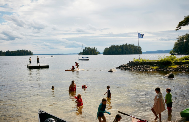 Beach at Migis Lodge.