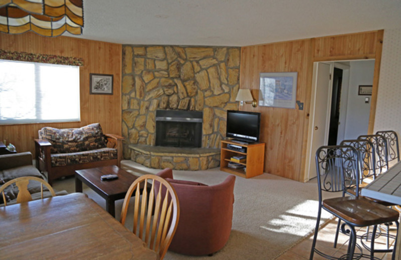 Rental living room at Range View Rentals.