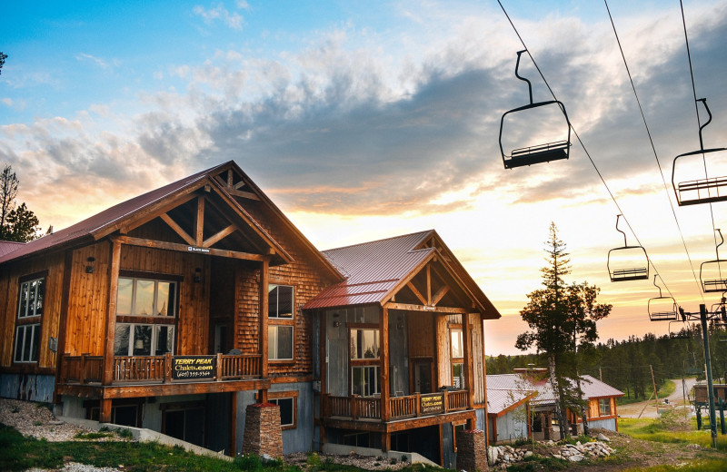 Exterior view of Terry Peak Chalets.