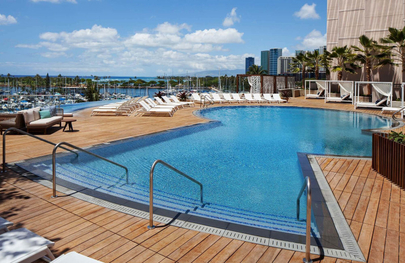 Outdoor pool at Prince Waikiki.