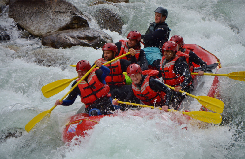 Rafting at REO Rafting Resort.