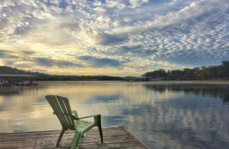 Lake at Calm Waters Resort.