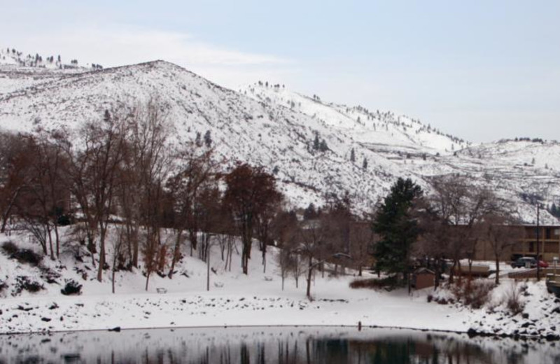 Mountain view from Lake View Hotel.