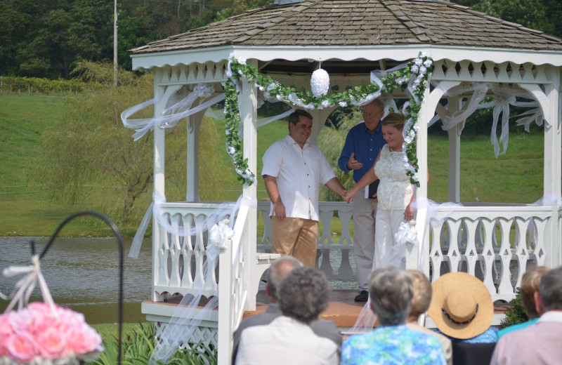 Wedding at Guggisberg Swiss Inn/Amish Country Riding Stables.