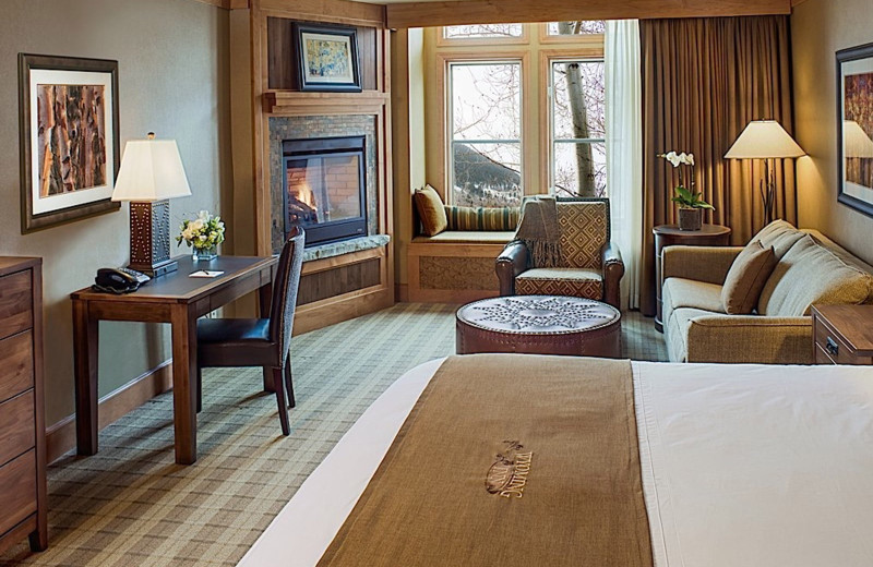 Guest room at Wyoming Inn of Jackson Hole.