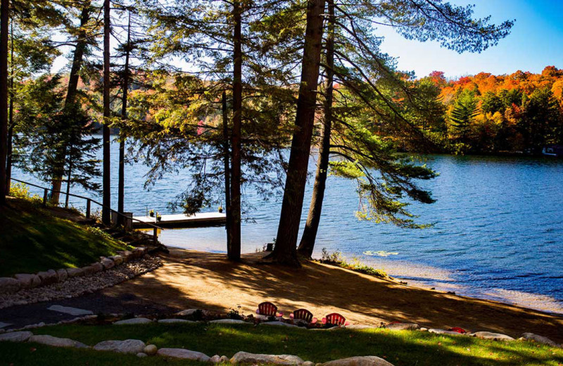 Lake view at White Lake Lodges.