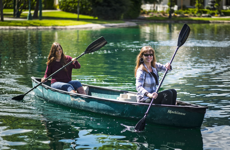 Canoeing at Wonder Valley Ranch Resort.