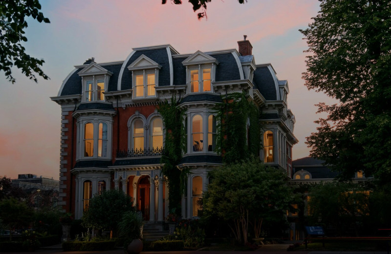 Exterior view of Mansion on Delaware Ave.