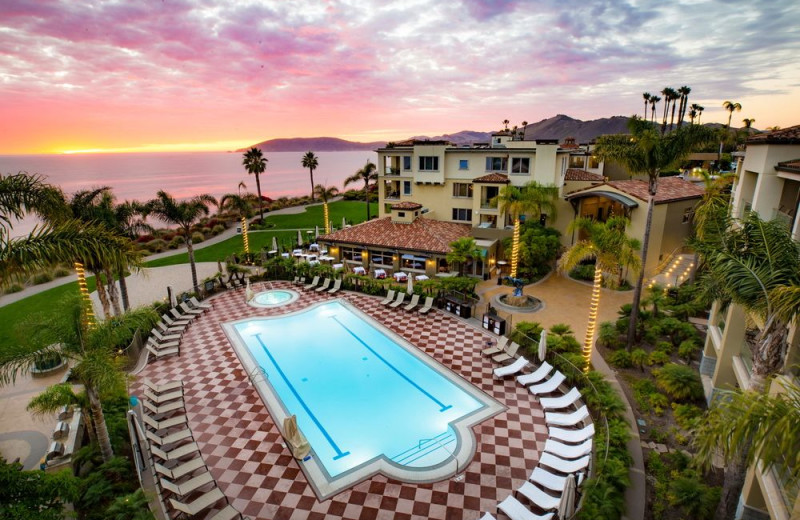 Outdoor pool at Dolphin Bay Resort & Spa.