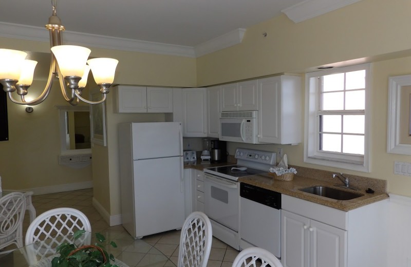 Guest kitchen at Edison Beach House.