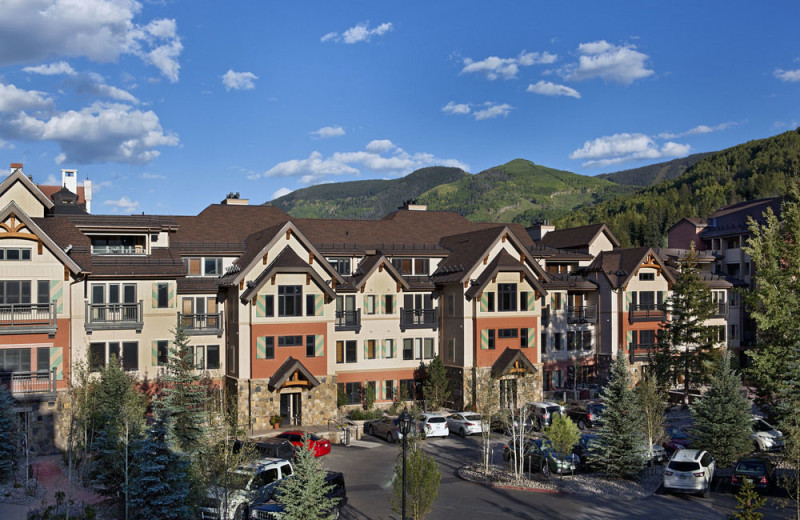 Exterior view of Lion Square Lodge.