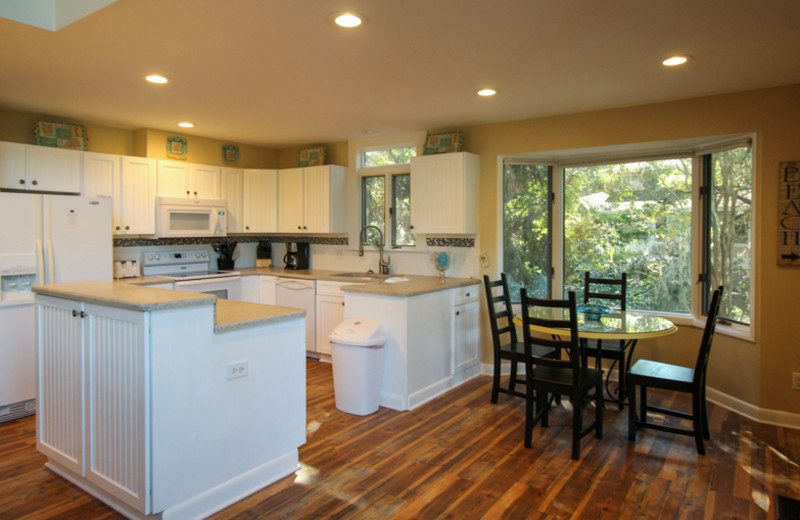 Rental kitchen at Fripp Island Golf & Beach Resort.