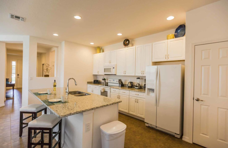 Rental kitchen at Contempo Vacation Homes.