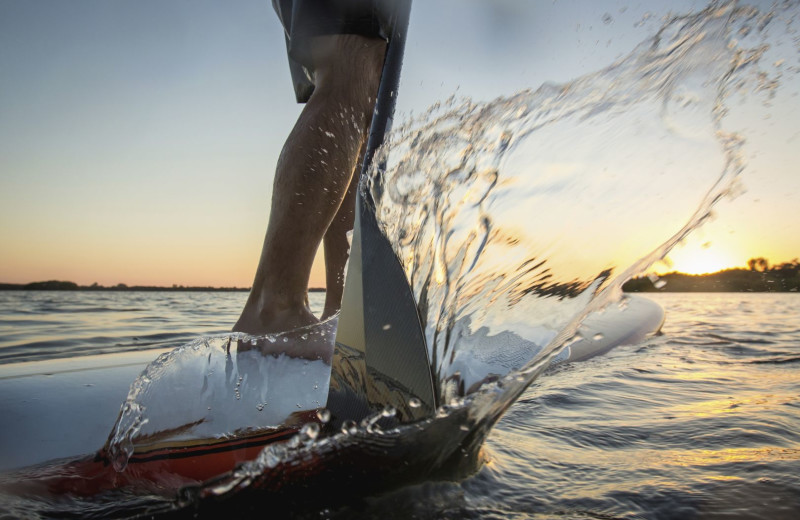 Surfing at Oceans Edge Key West Resort & Marina.