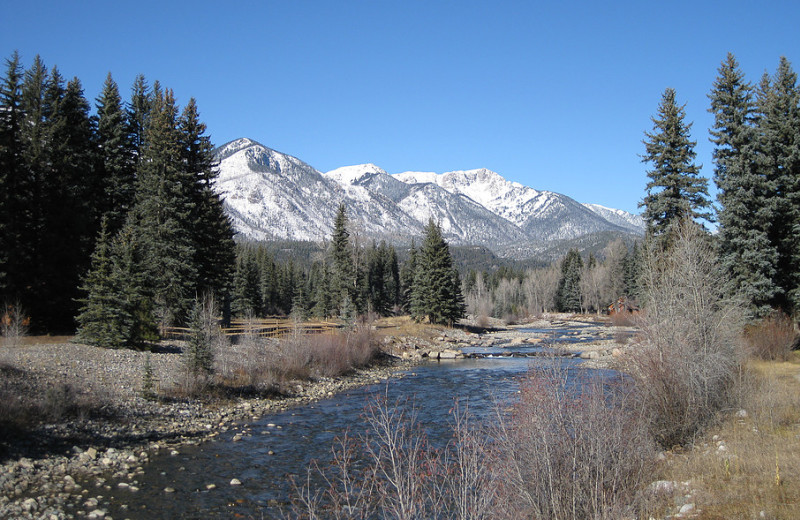 Mountains at Bear Paw Lodge.