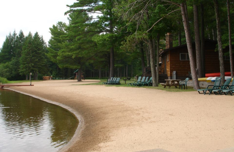Beach at Serenity Bay Resort.