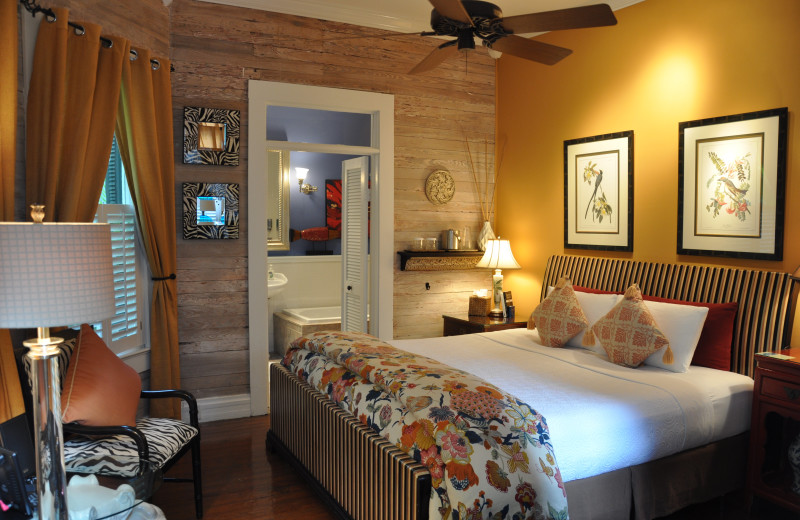 Guest room at Mermaid & Alligator Key West.