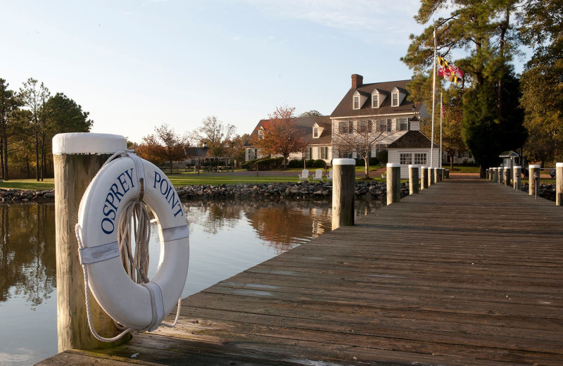 Dock at Osprey Point.