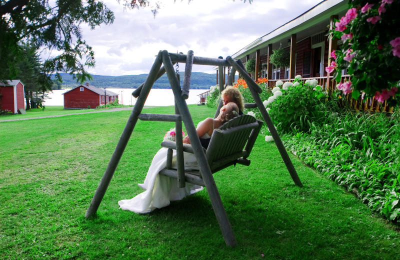 Rustic country-style wedding venue at Jackson's Lodge, Cnaan, Vermont's scenic remote Northeast Kingdom, on the shores of pristine international Lake Wallace.