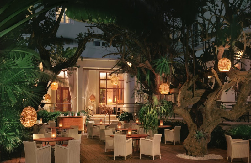 Patio view at The Raleigh Hotel.