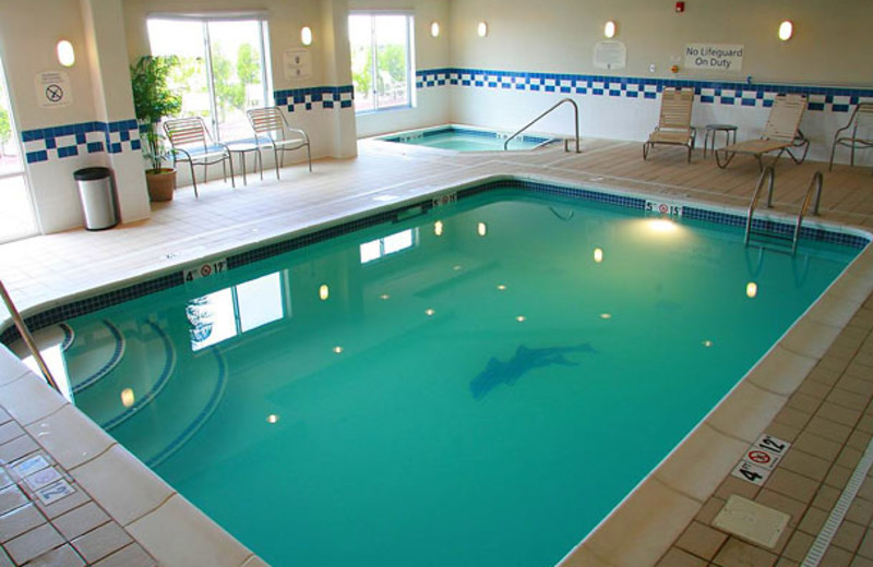 Indoor pool at Fairfield Inn & Suites by Marriott Toledo North.