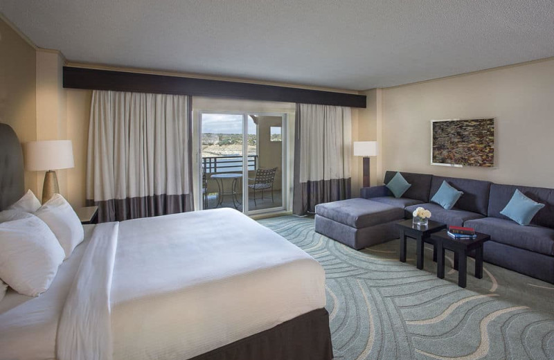 Guest room at Lakeway Resort and Spa.