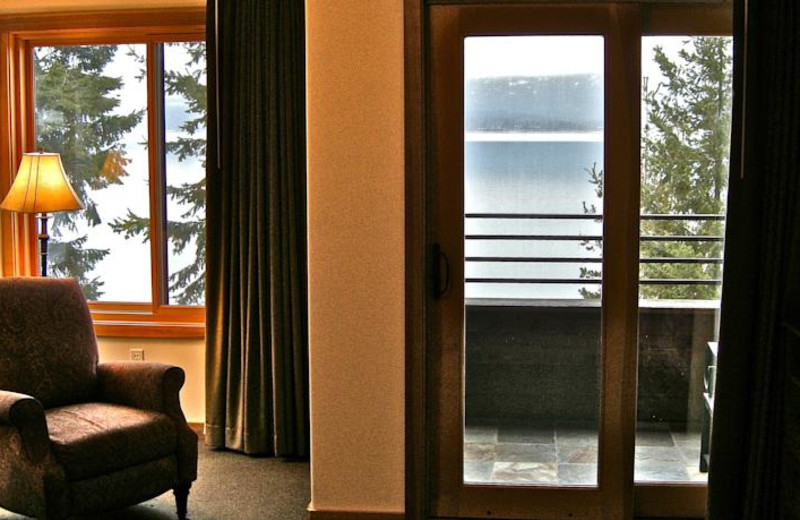 Guest view at The Lodge at Sandpoint.