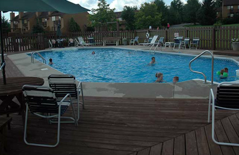 Outdoor pool at Deerfield Village Resort.