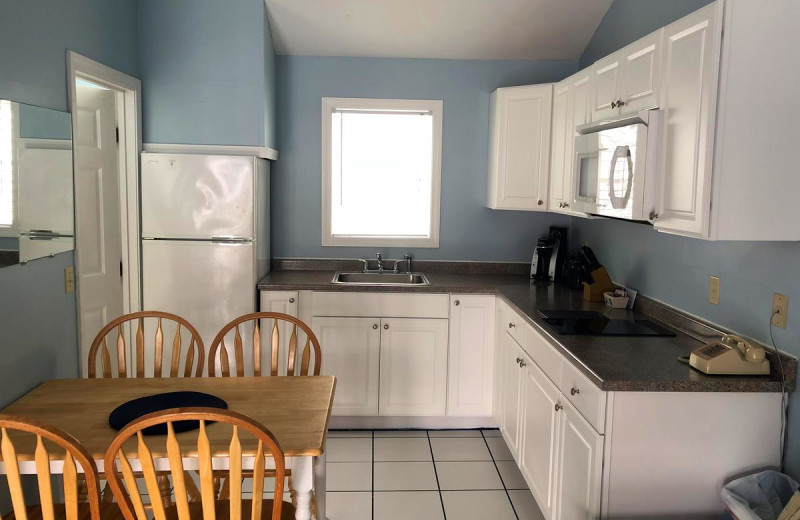 Guest kitchen at Ocean Walk Hotel.