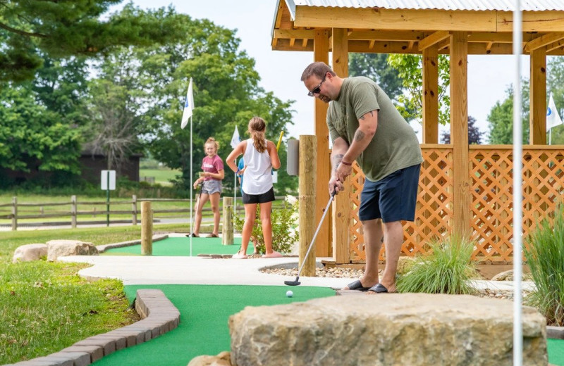 Golf at Yogi Bear's Jellystone Park Clay's Resort.