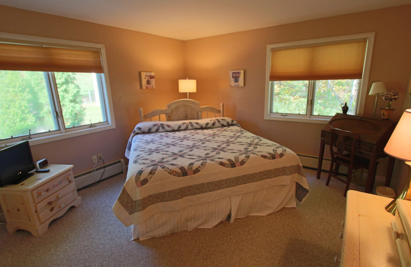 Bedroom view at Mountainside at Stowe.