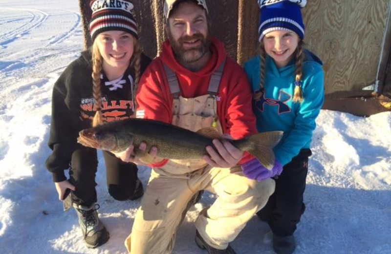 Family fishing at Ballard's Resort.