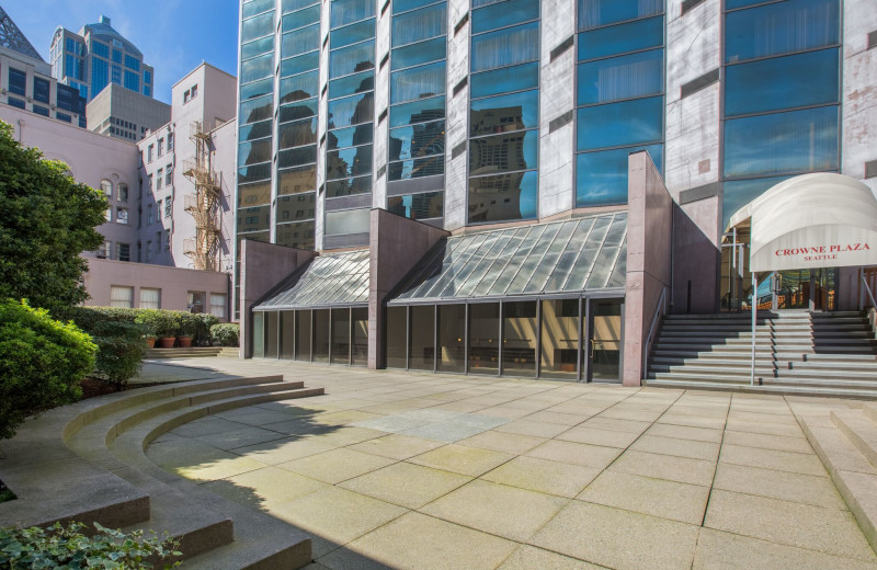 Exterior view of Crowne Plaza Hotel SEATTLE-DOWNTOWN AREA.