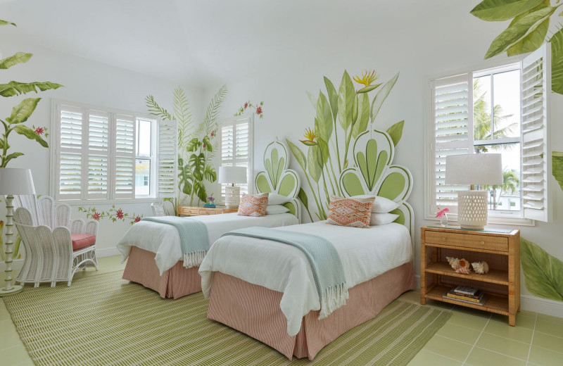 Guest room at The Gasparilla Inn 