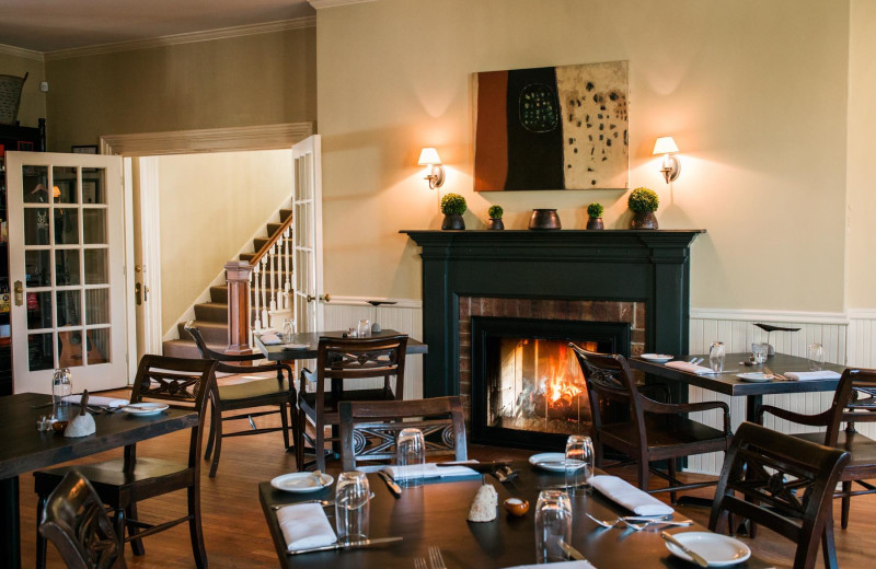 Dining at The Whistling Swan Inn.