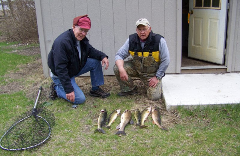 Fishing at Pine Hollow Resort.