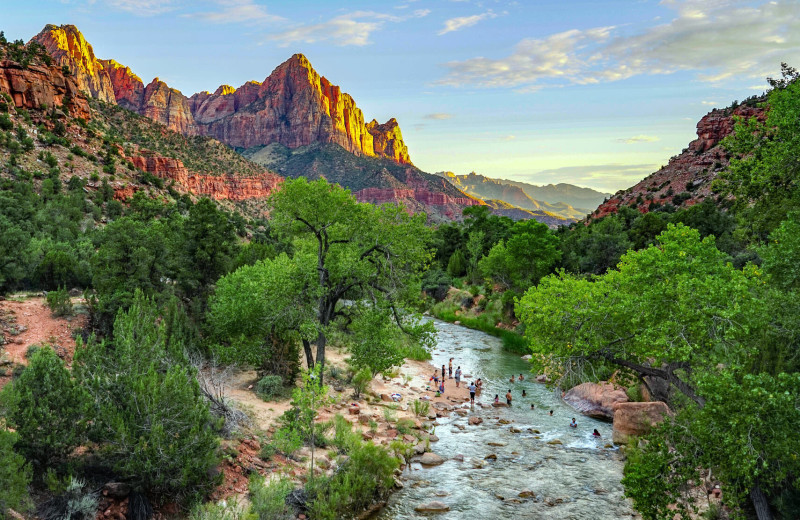 Hiking at Zion Ponderosa Ranch Resort.