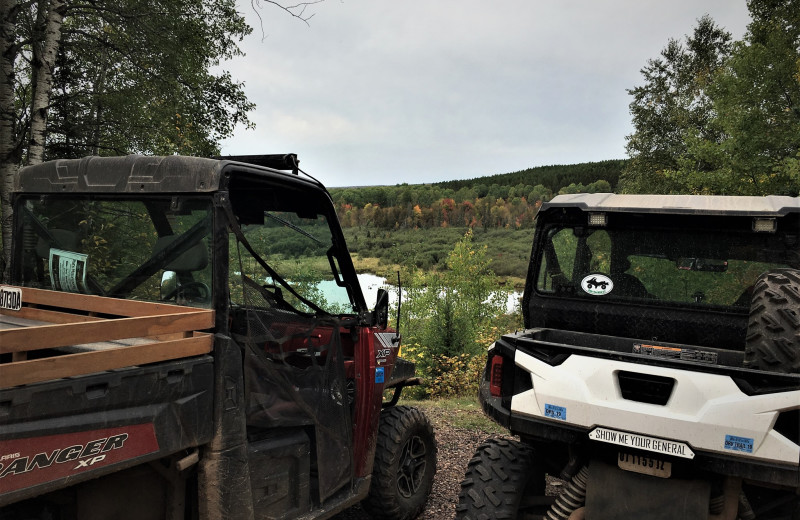 ATV at Wilderness Bay Lodge and Resort.