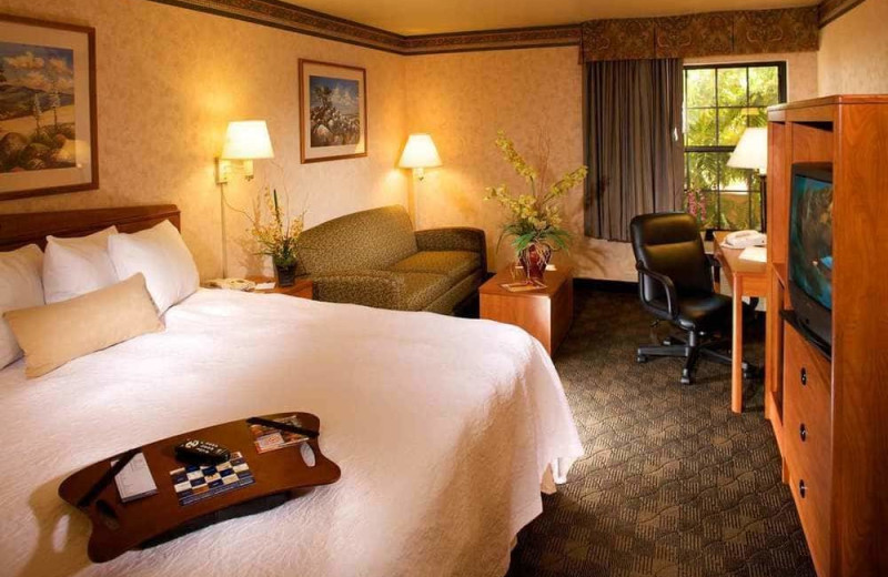 Guest room at Hampton Inn Prescott.