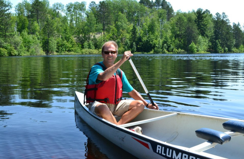 Canoeing at Giants Ridge Golf and Ski Resort.