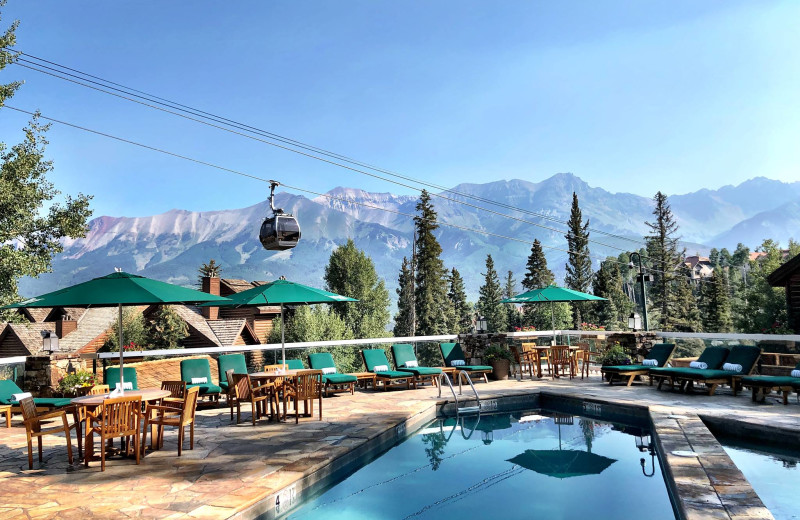 Outdoor pool at Mountain Lodge Telluride.